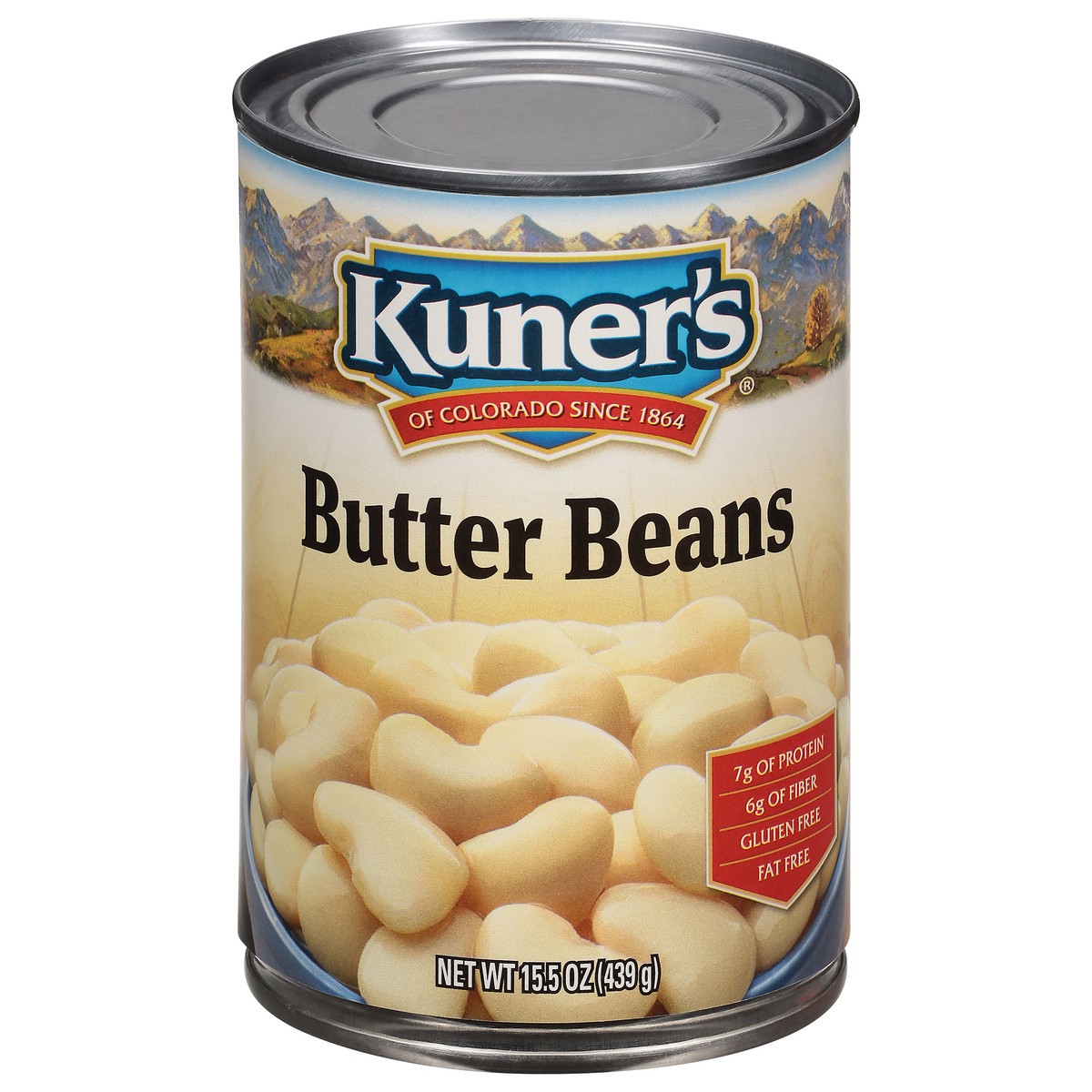 slide 1 of 12, Kuner's Butter Beans 15.5 oz, 15.5 oz