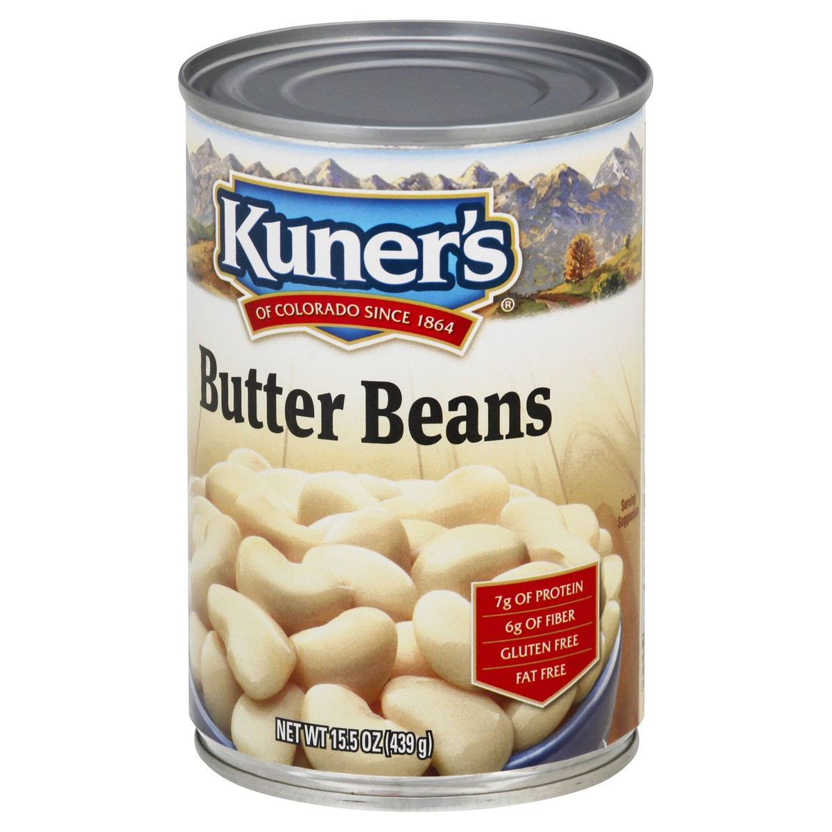 slide 5 of 12, Kuner's Butter Beans 15.5 oz, 15.5 oz