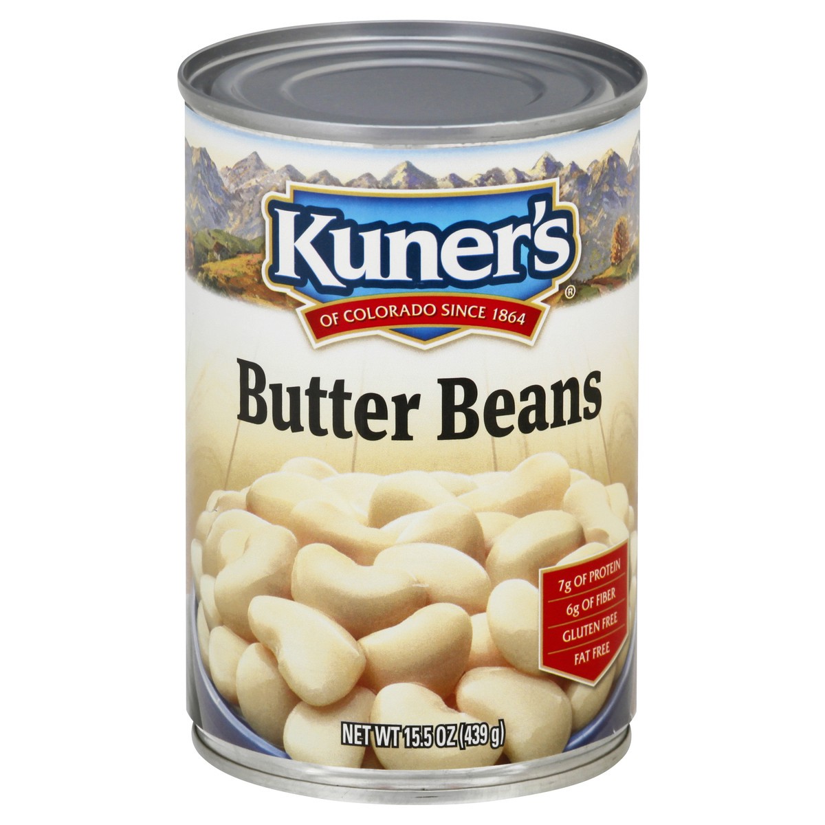 slide 10 of 12, Kuner's Butter Beans 15.5 oz, 15.5 oz