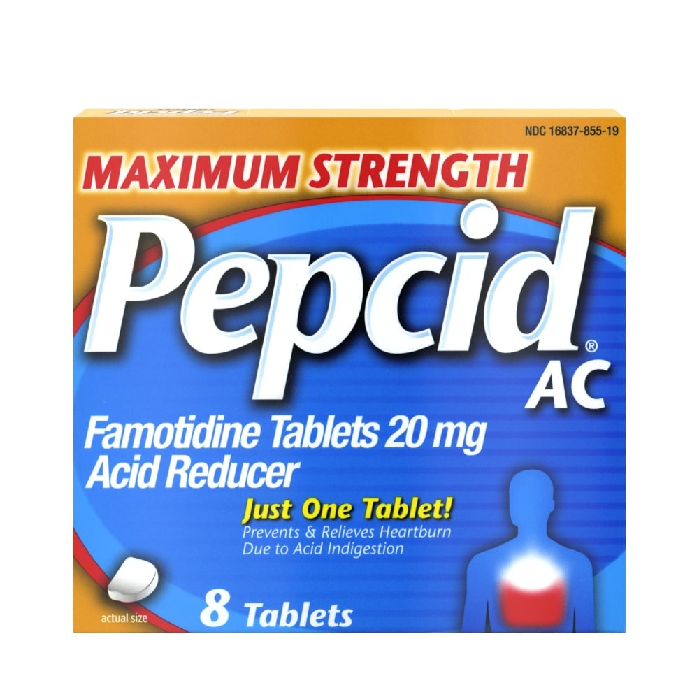 slide 1 of 1, Pepcid AC Maximum Strength Tablets - 8ct, 8 ct