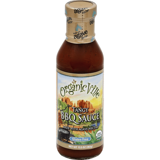 slide 2 of 2, Organic Ville Tangy Bbq Sauce, 13.5 oz