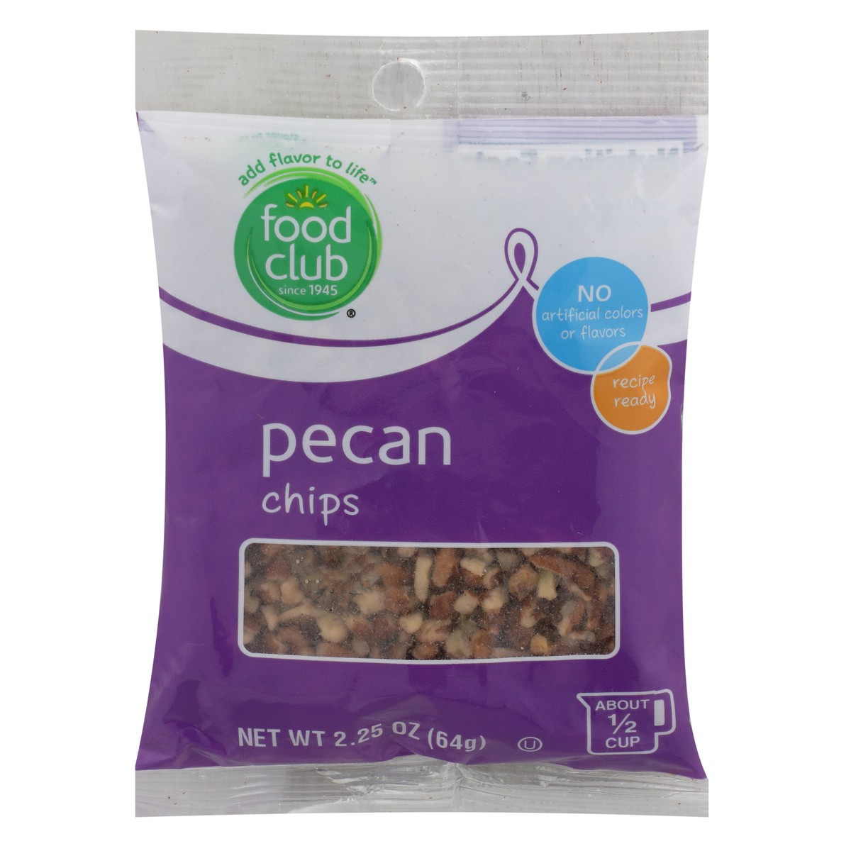 slide 1 of 9, Food Club Pecan Chips, 2.25 oz