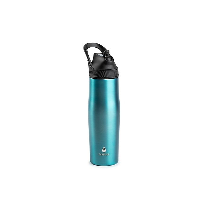 slide 1 of 1, Manna Organics Rezi Sport Bottle - Turquoise, 22 oz