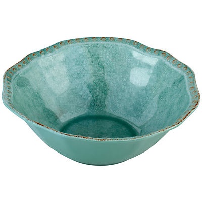 slide 1 of 1, Haven & Key Beaded Sage Small Bowl, 7 in