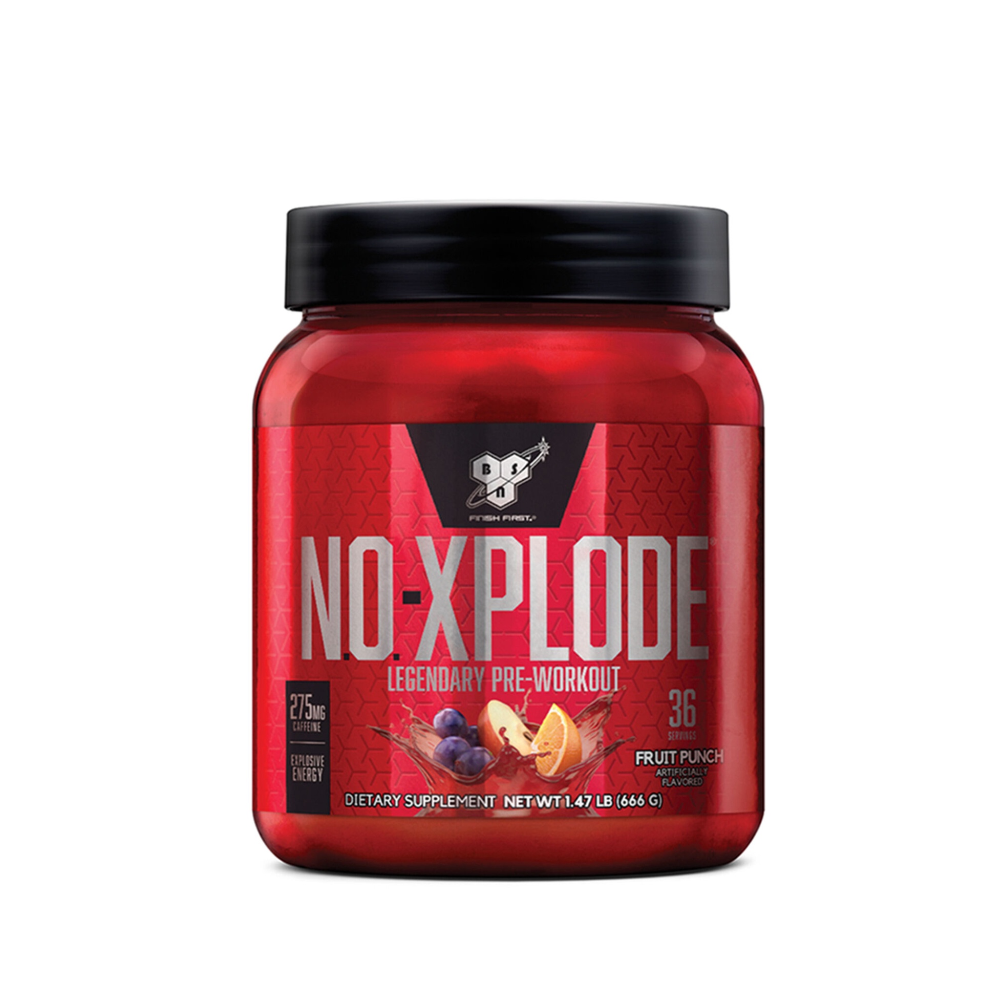 slide 1 of 1, BSN N.O.-XPLODE Pre-Workout Igniter - Fruit Punch, 1 ct