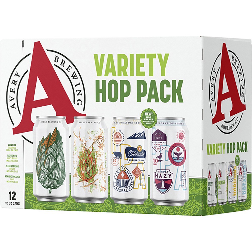 slide 1 of 1, Avery Hop Variety Pack, 12 ct; 12 oz