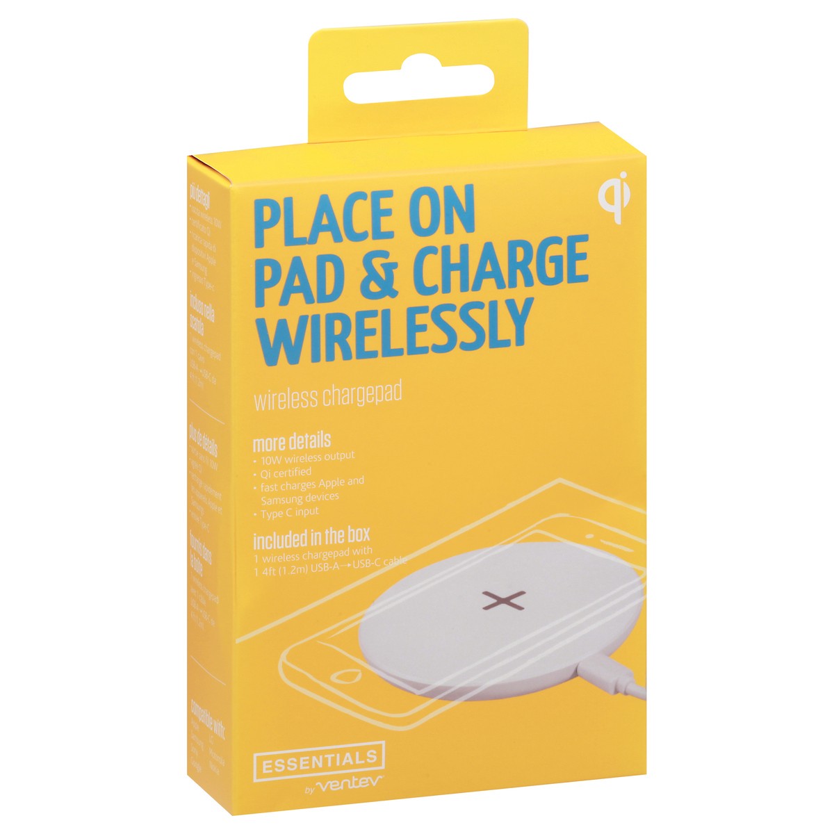 slide 3 of 10, Ventev Essentials Qi Wireless Chargepad 1 ea, 1 ea