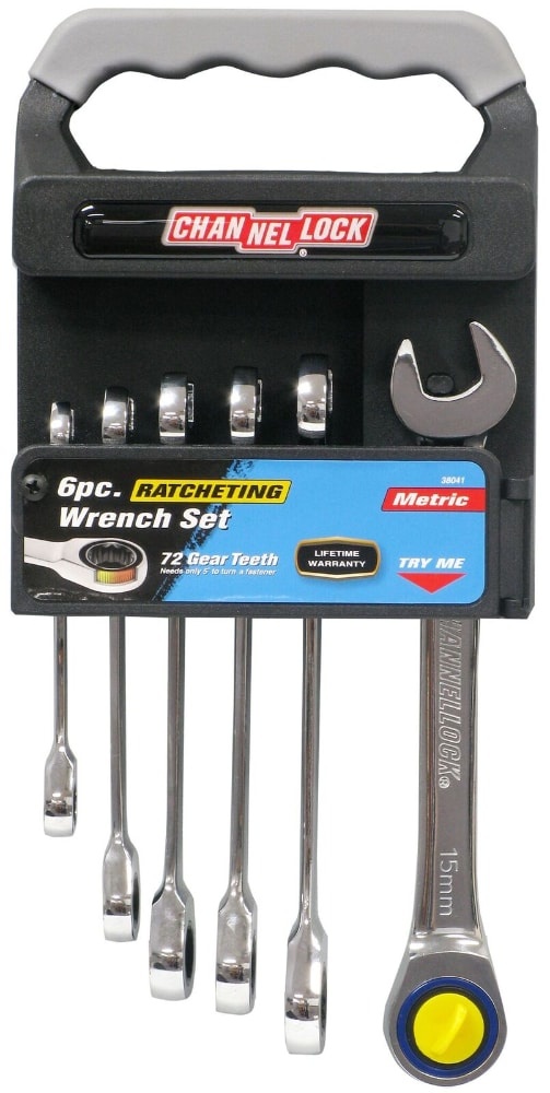 slide 1 of 1, 6 Piece Metric Ratchet Wrench Set, 6 ct