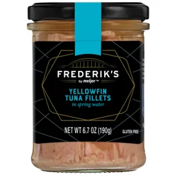 Frederik's By Meijer Frederiks By Meijer Frederiks Tuna Fillets Spring Water 6.7 Oz