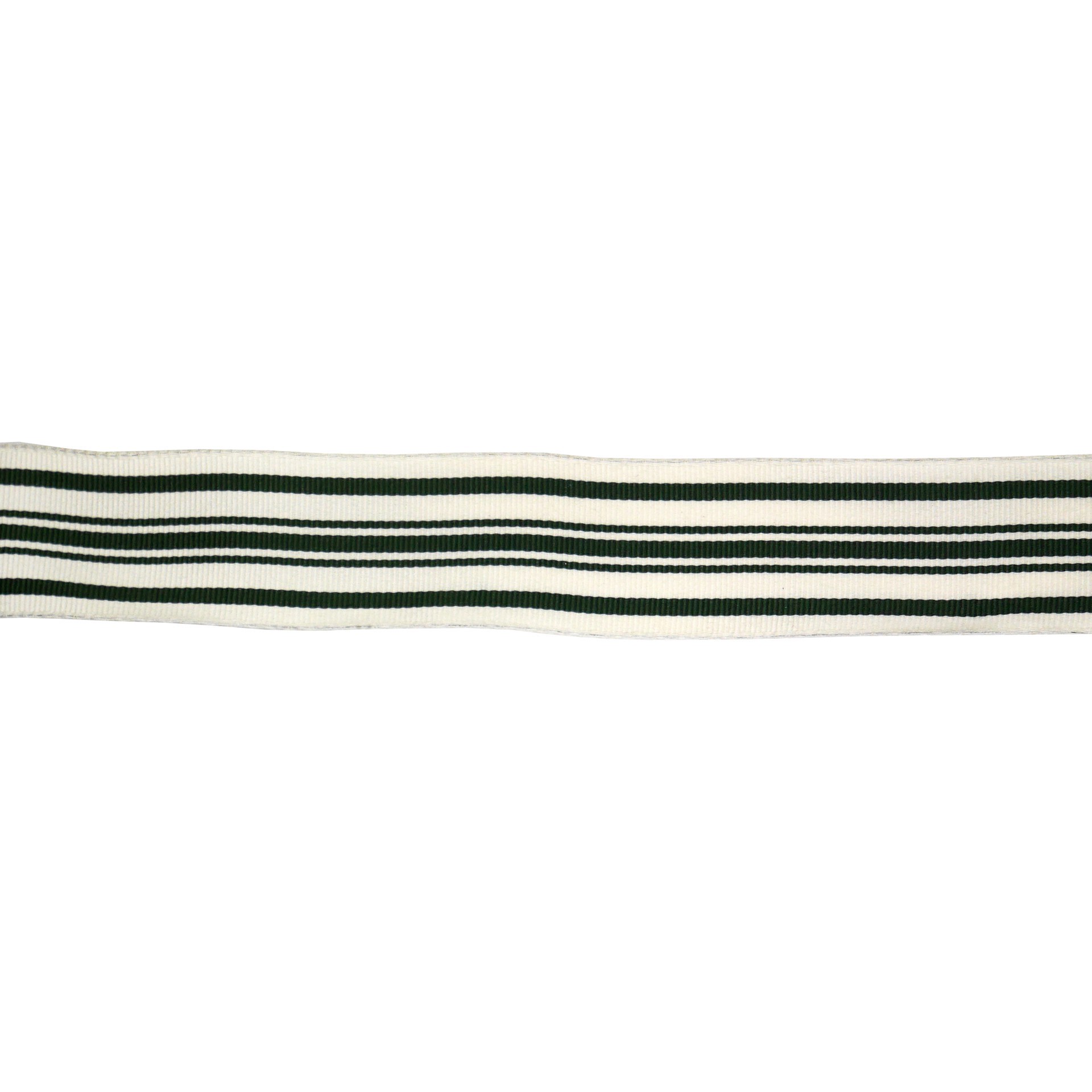 slide 2 of 3, Celebrate It 1.5" X 30ft. Green Ticking Ribbon By Celebrate I, 1.5 in x 30 ft