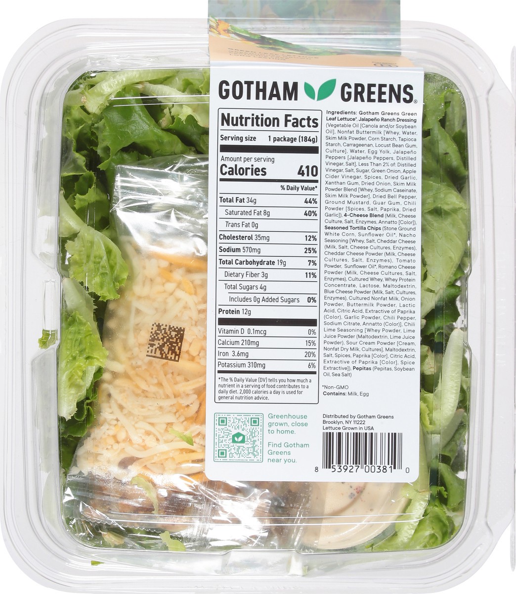 slide 7 of 14, Gotham Greens Southwest Ranch Salad Kit 6.5 oz, 6.5 oz