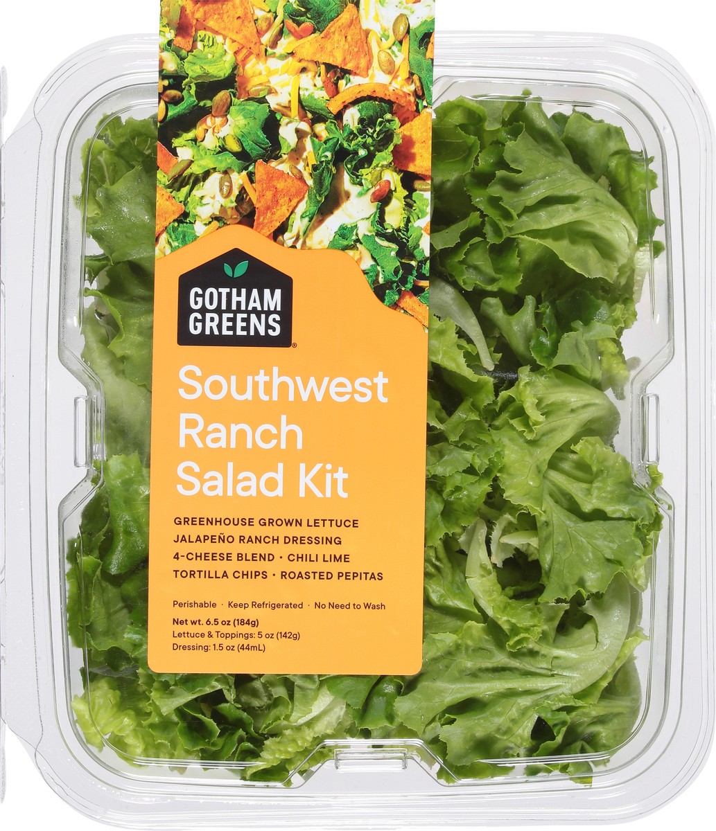 slide 2 of 14, Gotham Greens Southwest Ranch Salad Kit 6.5 oz, 6.5 oz