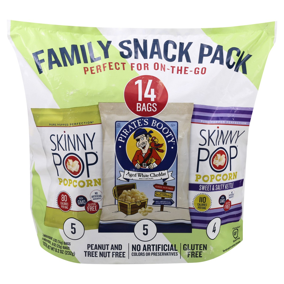 slide 1 of 9, SkinnyPop Assorted Family Snack Pack 14 ea, 14 ct
