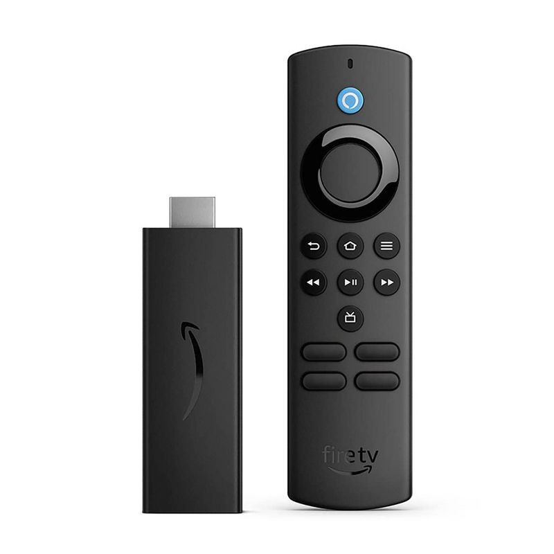 slide 1 of 6, Amazon Fire TV Stick Lite with Latest Alexa Voice Remote Lite (No TV controls), HD streaming Device, 1 ct
