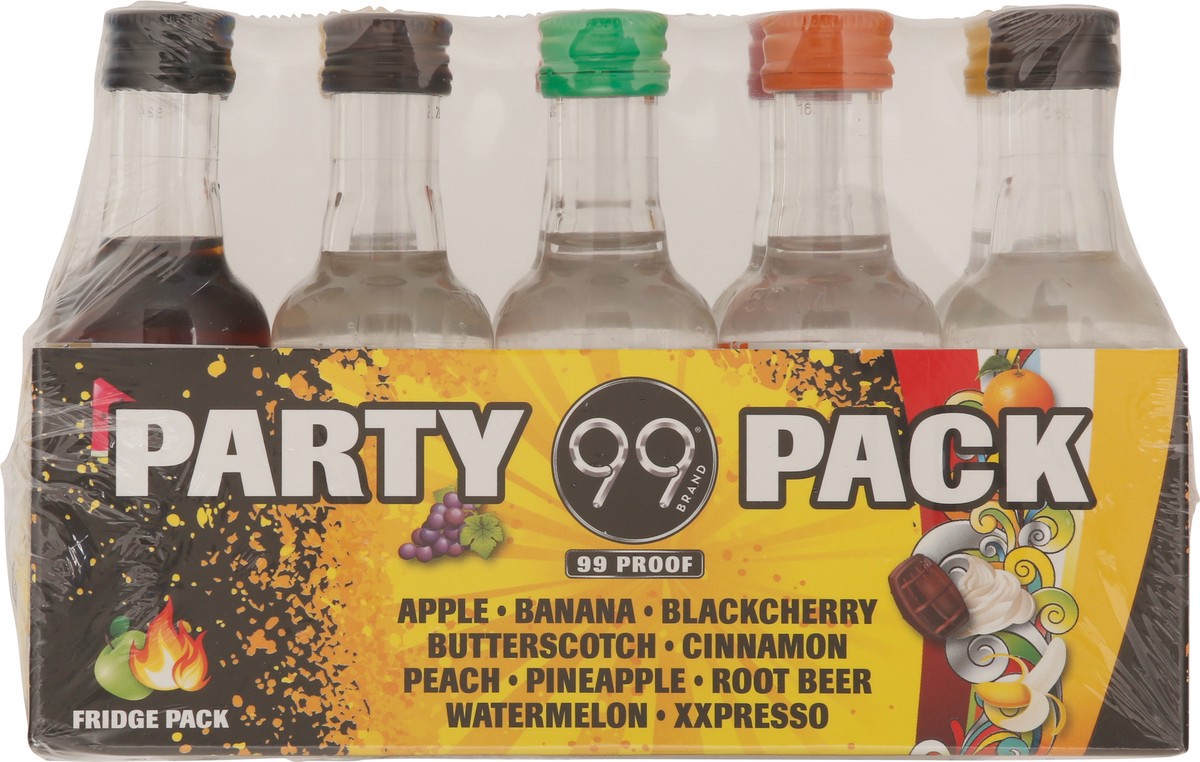 slide 8 of 9, 99 Brand Liqueur Variety Sampler Pack - 10pk/50ml Plastic Bottles, 10 ct; 50 ml