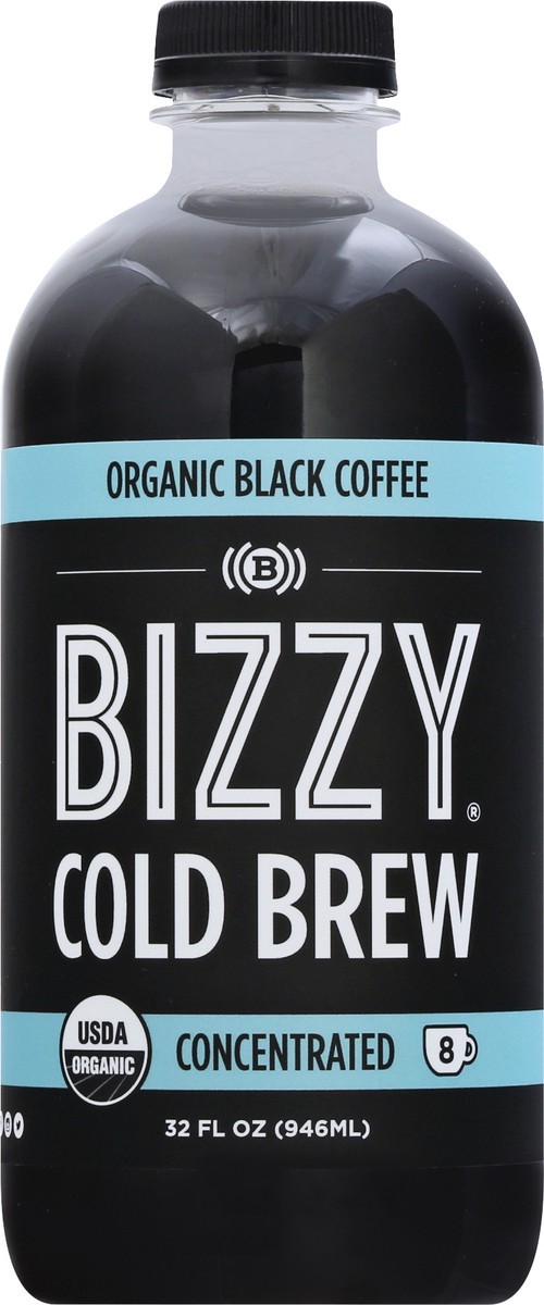 slide 2 of 13, Bizzy Organic Cold Brew Concentrated Black Coffee 32 oz, 32 oz