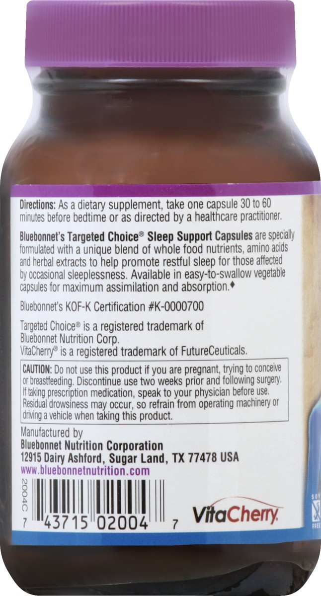 slide 4 of 10, Bluebonnet Nutrition Sleep Support 30 ea, 30 ct