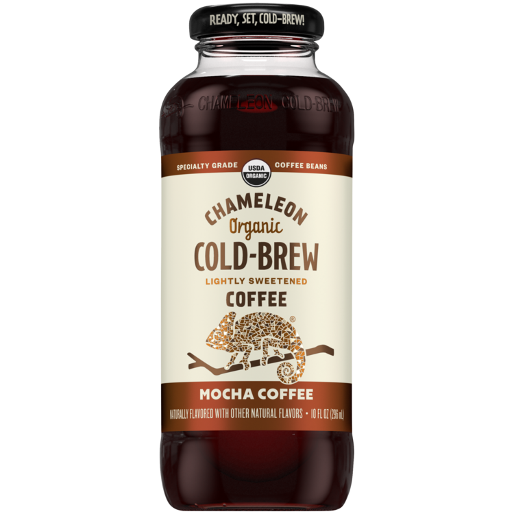 slide 1 of 6, Chameleon Cold-Brew Organic Mocha Flavored Cold Brew Coffee - 10 oz, 10 oz