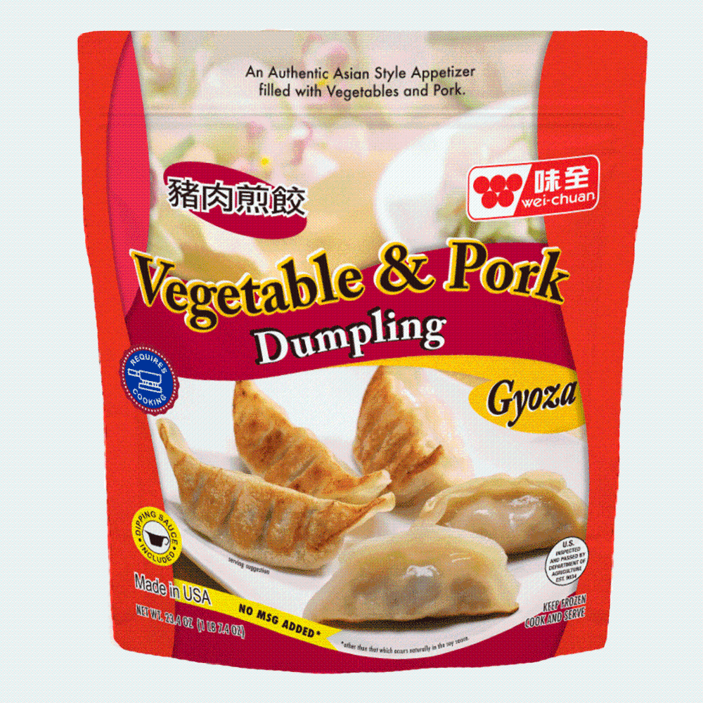 slide 1 of 2, Wei-Chuan Wei/C Veg/Prk Presteamed Dumpling, 21 oz