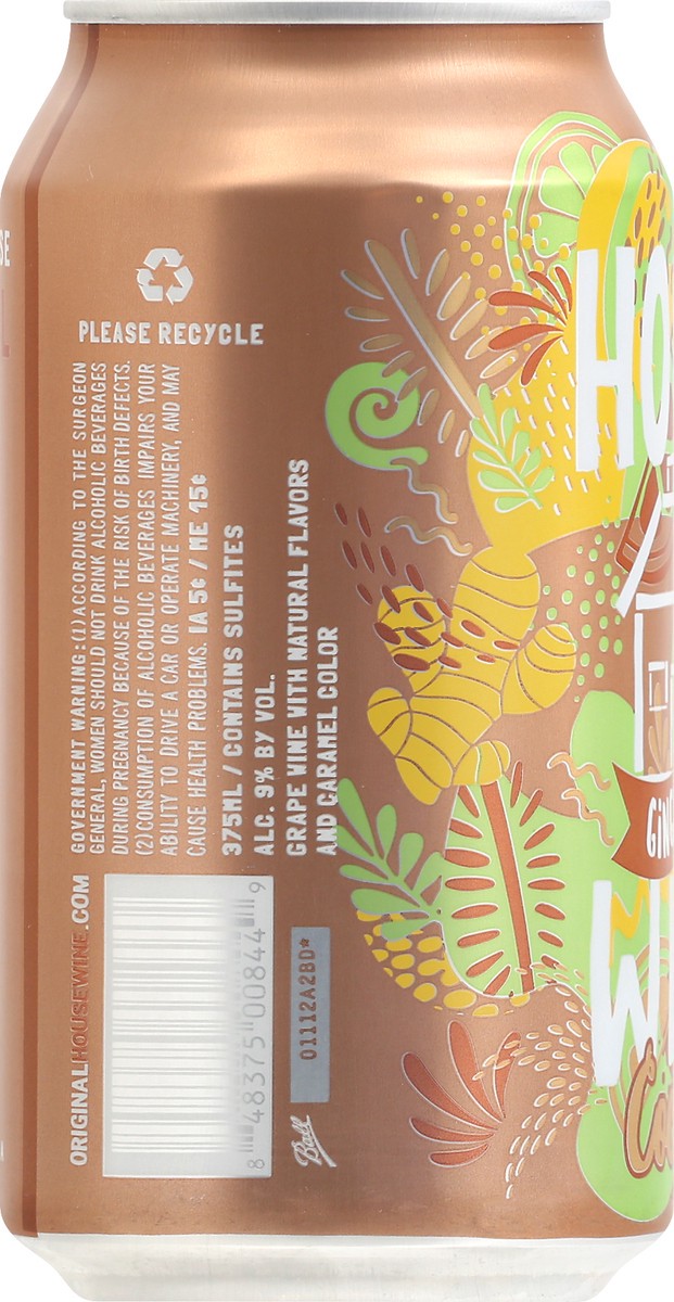 slide 7 of 11, House Wine Wine Cocktail Ginger Mule, 375 ml