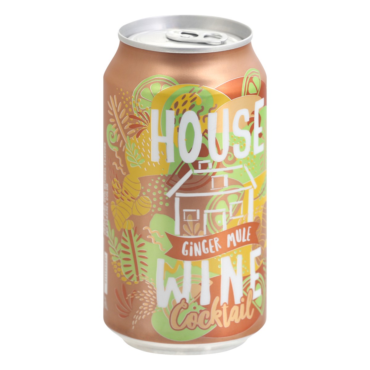 slide 10 of 11, House Wine Wine Cocktail Ginger Mule, 375 ml