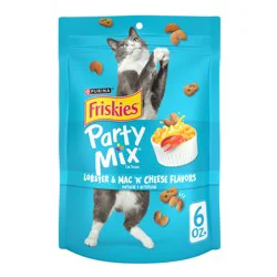 Purina Friskies Cat Treats, Party Mix Lobster & Mac ''N'' Cheese Flavors