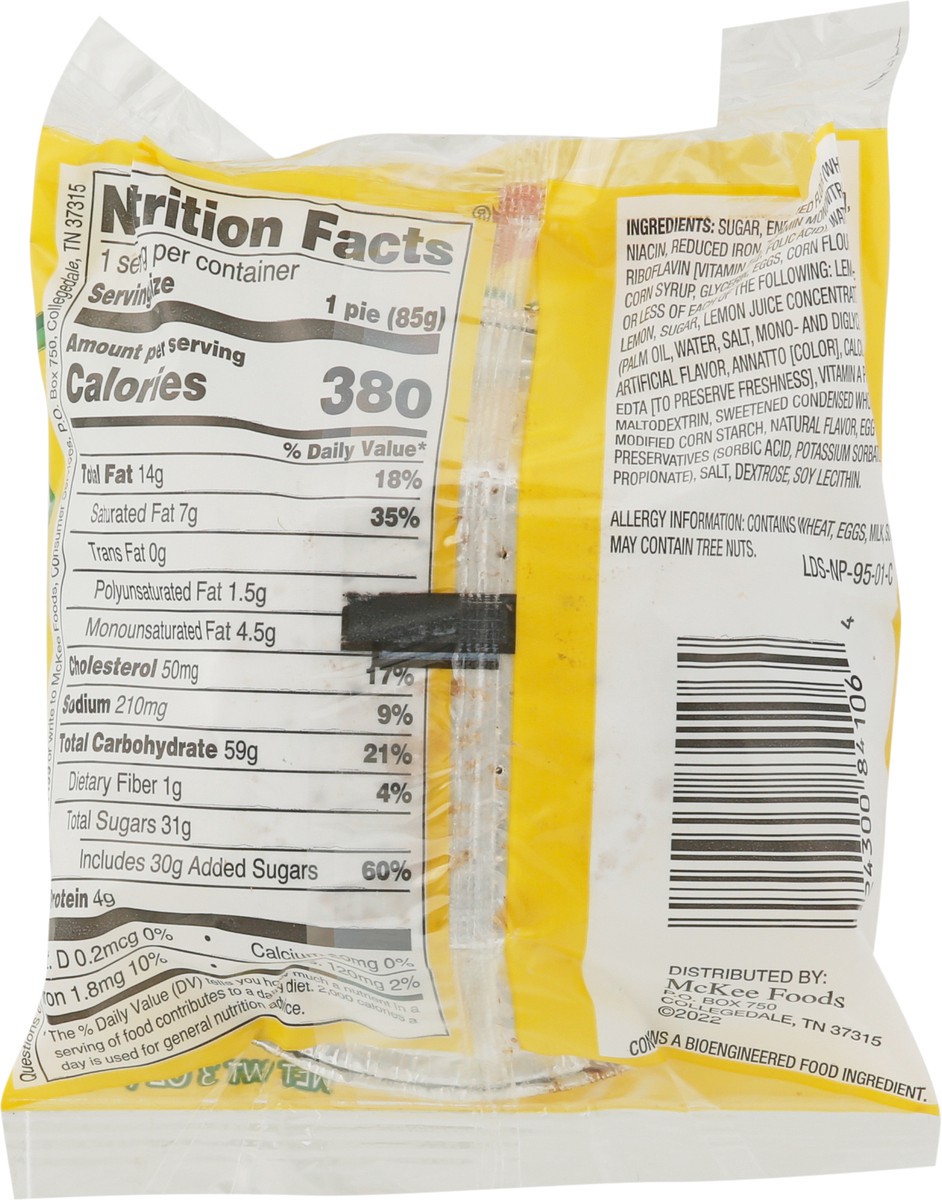 slide 5 of 9, Little Debbie Natural Lemon Flavor Lemon Pie 3 oz, 3 oz