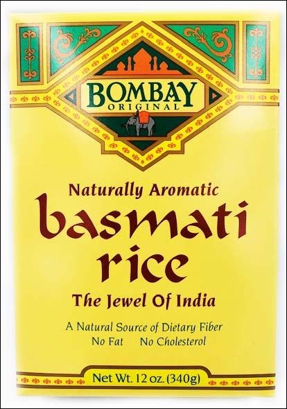 slide 1 of 1, Bombay Basmati Rice, 12 oz