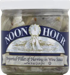 Noon Hour Imported Fillet Of Herring In Wine Sauce