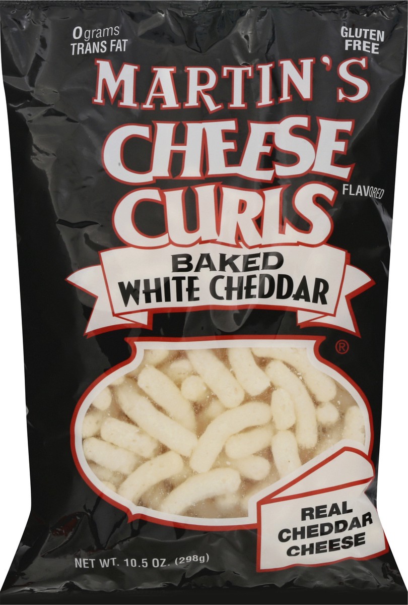 slide 11 of 13, Martin's Baked White Cheddar Cheese Curls 10.5 oz, 10.5 oz