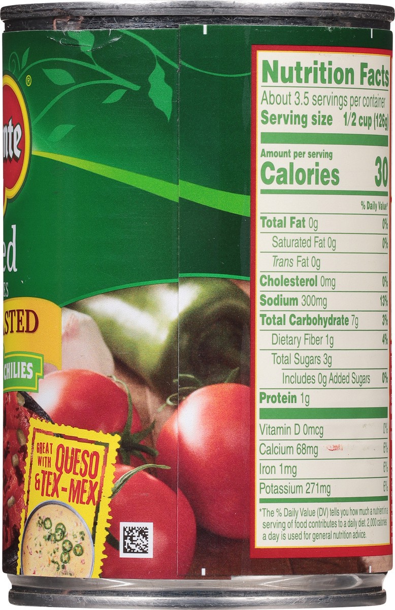 slide 11 of 14, Del Monte Fire Roasted Diced Canned Tomatoes with Hatch Green Chiles, 14.5 oz, 14.5 oz