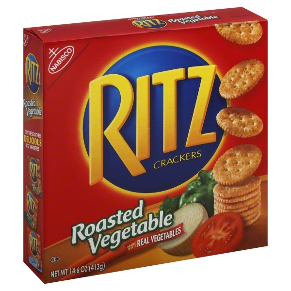 slide 1 of 1, Ritz Crackers Roasted Vegetable, 1 ct