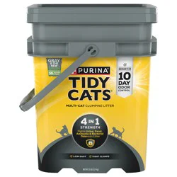 Purina Tidy Cats Clumping Cat Litter, 4-in-1 Strength Multi Cat Litter