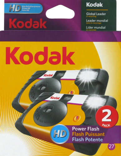 slide 1 of 1, Kodak Power Flash Disposable Camera Pack, 2 ct