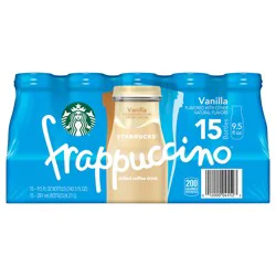 Starbucks Frappuccino Chilled Coffee Drink Vanilla - 15 ct