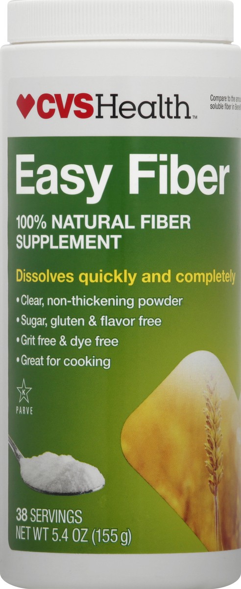 slide 1 of 10, CVS Health Easy Fiber, 38 Servings, 1 ct