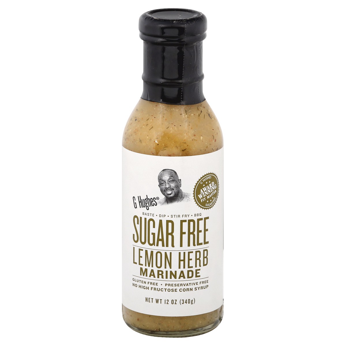 slide 9 of 13, G Hughes Sugar Free Lemon Herb Marinade 12 oz, 12 oz