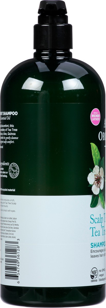 slide 8 of 10, Avalon Organics Avalon Shampoo Tea Tree, 32 fl oz