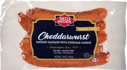 Dietz & Watson Natural Casing Cheddarwurst 14 oz