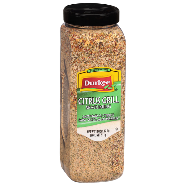 slide 1 of 1, Durkee Citrus Grill Seasoning 18 oz, 18 oz