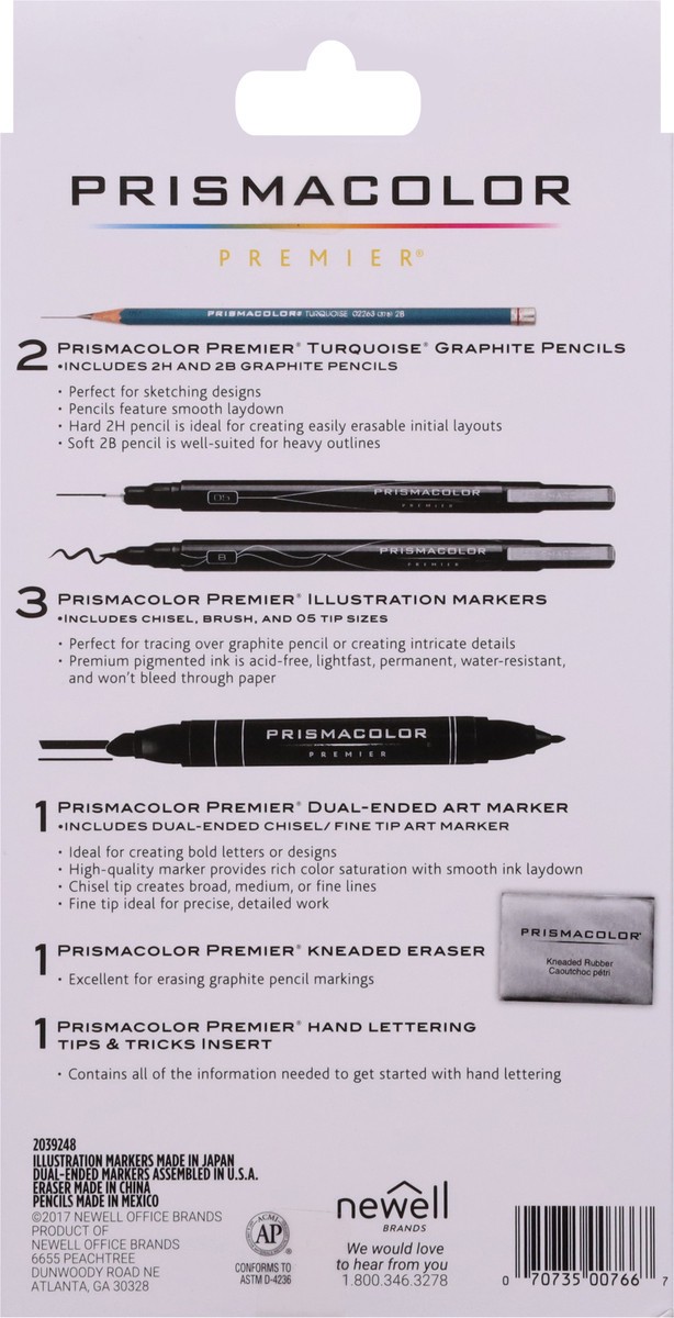 slide 2 of 12, Prismacolor Hand Lettering Beginner Set 8 ea, 8 ct