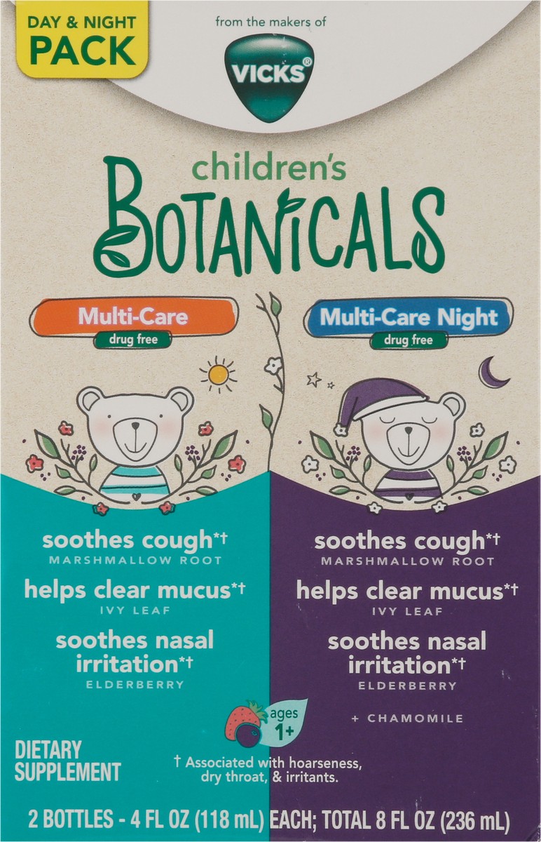 slide 13 of 14, Botanicals Day & Night Pack Children's Multi-Care 2 - 4 fl oz Bottles, 2 ct; 4 fl oz