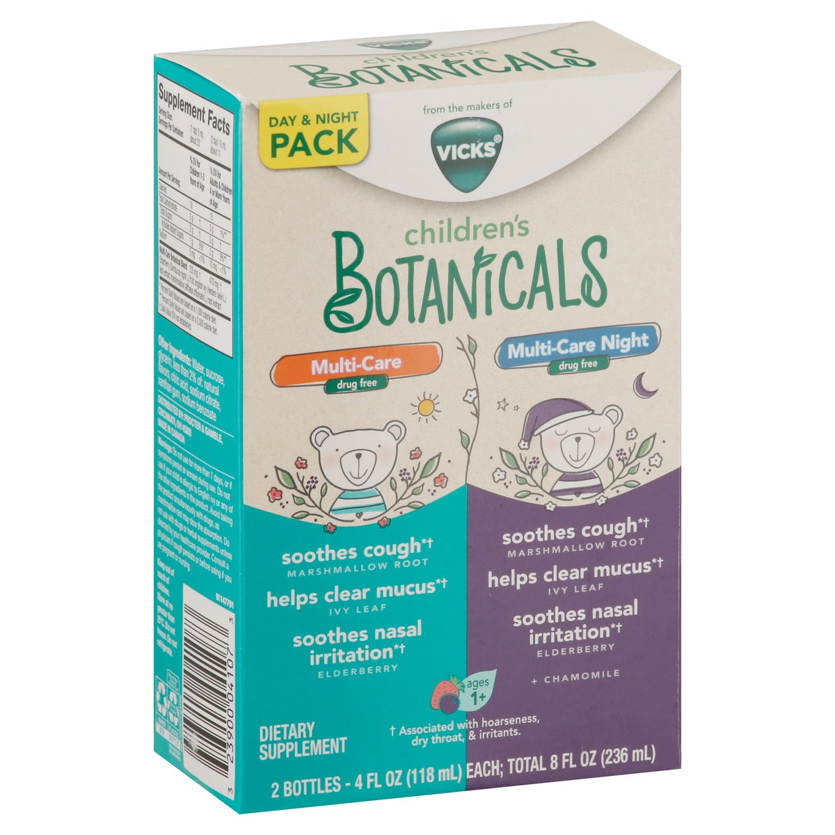 slide 6 of 14, Botanicals Day & Night Pack Children's Multi-Care 2 - 4 fl oz Bottles, 2 ct; 4 fl oz