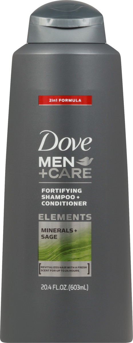 slide 2 of 12, Dove Men Care Fortifying Shampoo + Conditioner 20.4 oz, 20.4 fl oz