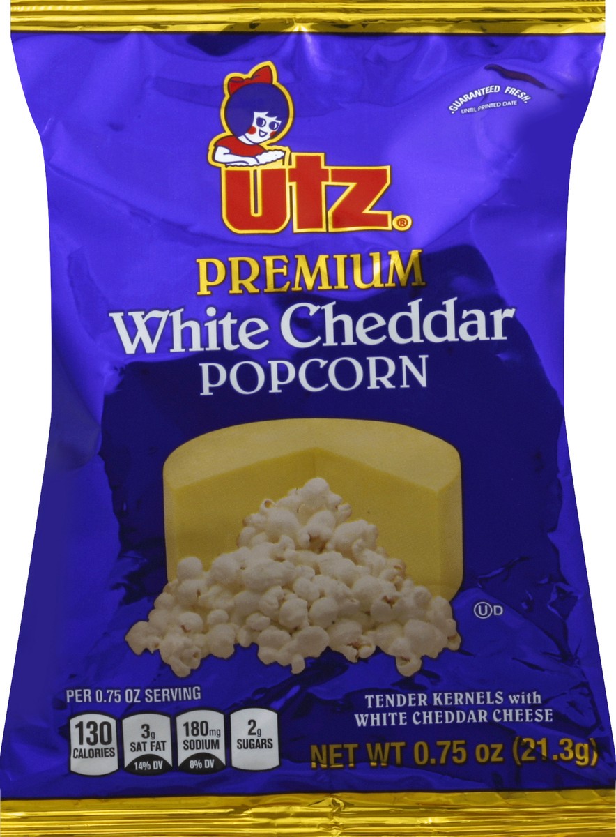 slide 4 of 5, Utz Popcorn White Cheddar, 0.75 oz