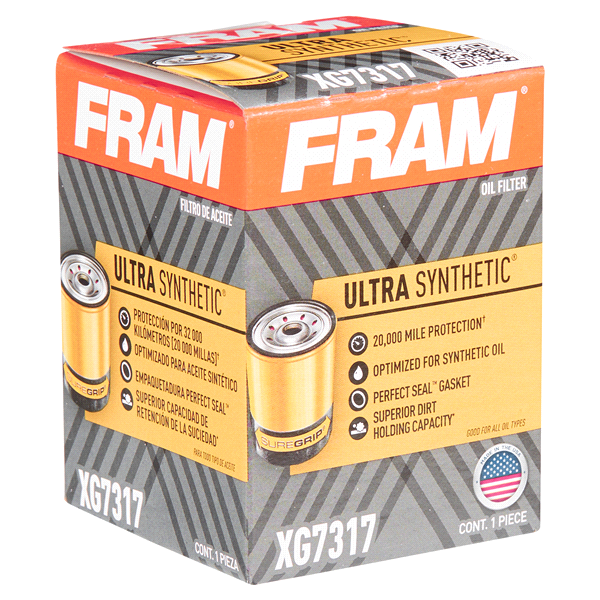 slide 4 of 29, Fram Ultra Oil Filter Xg7317, 1 ct