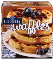 Kroger Blueberry Waffles