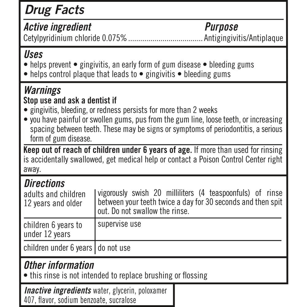 slide 5 of 6, TheraBreath Plaque Control Pre-Brush Oral Rinse, Refreshing Mint, 16 fl oz, 16 fl oz