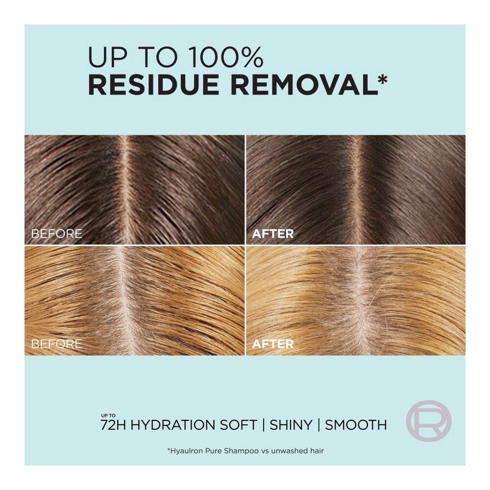 slide 6 of 6, L'Oreal Paris Elvive Hyaluron Plus Pure Shampoo for Oily Hair, 12.6 fl oz