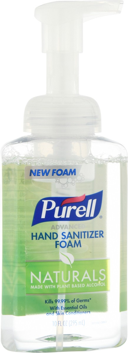 slide 3 of 13, PURELL Advanced Hand Sanitizer Naturals Foam (3001-06-CMR), 10 oz